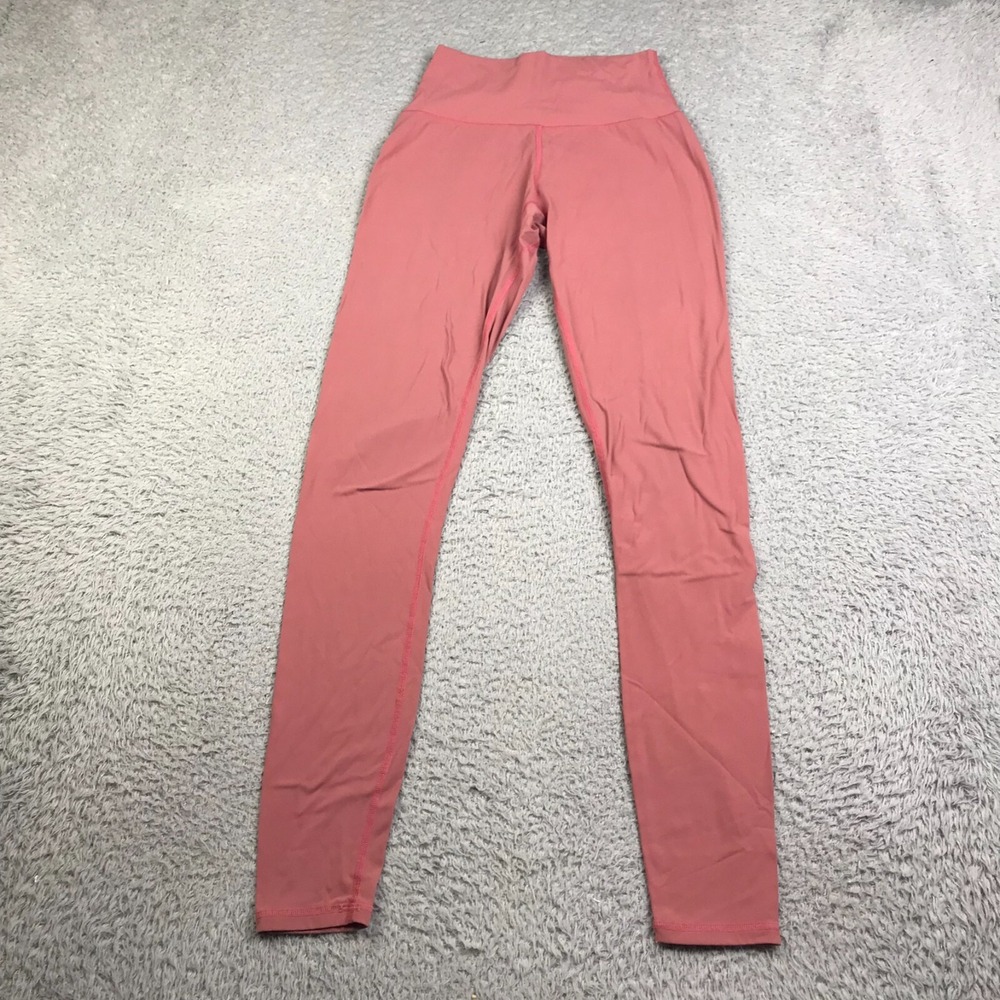 BuffBunny Collection‎ Leggings Womens S Pink High Rise Compression Pants